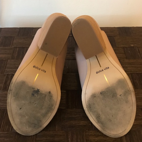 Dolce Vita Leather Mule Sandal Slides 6.5 - Picture 5 of 5